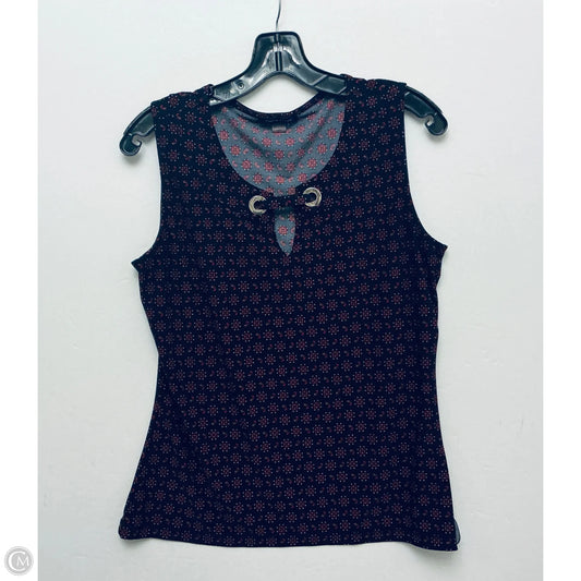 Top Sleeveless By Tommy Hilfiger In Navy, Size: L