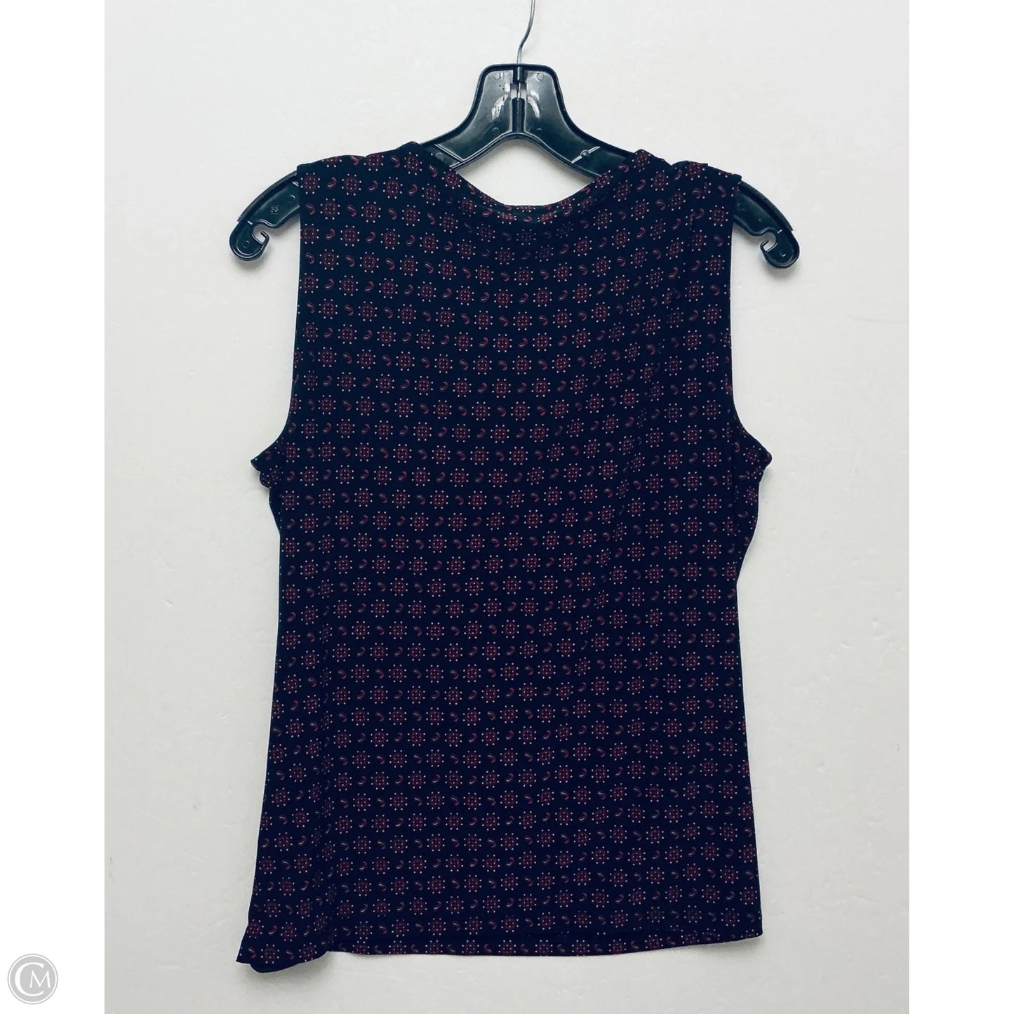 Top Sleeveless By Tommy Hilfiger In Navy, Size: L
