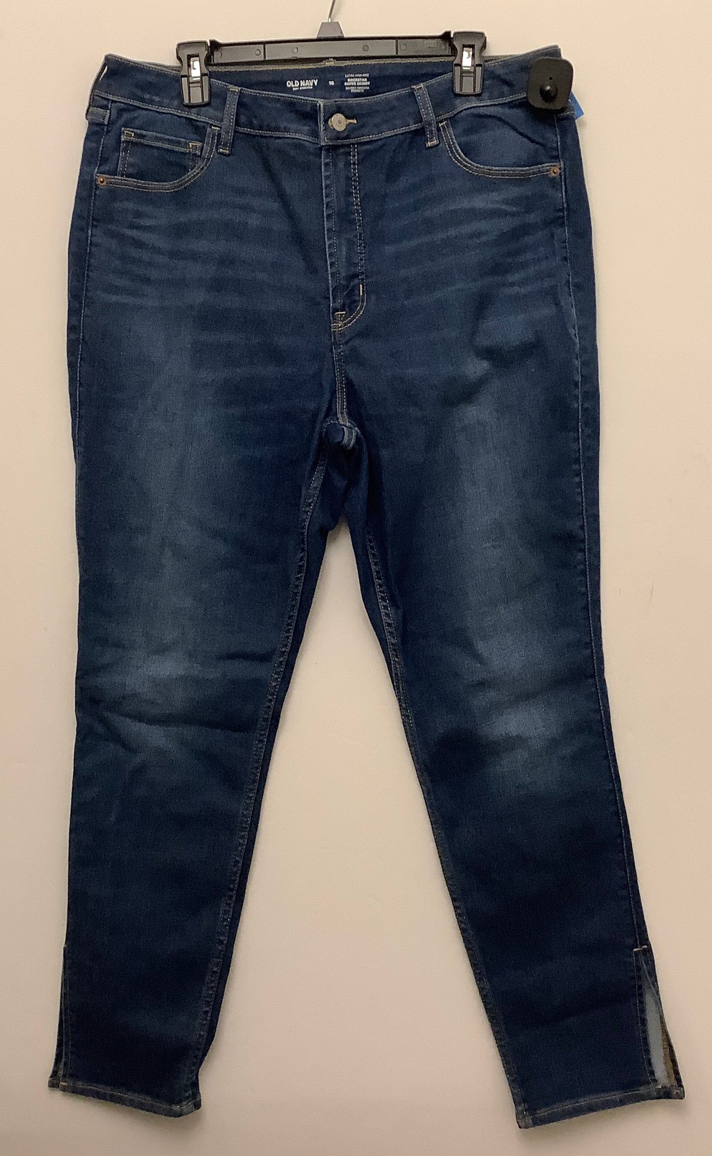 Jeans Skinny By Old Navy In Blue, Size: 16