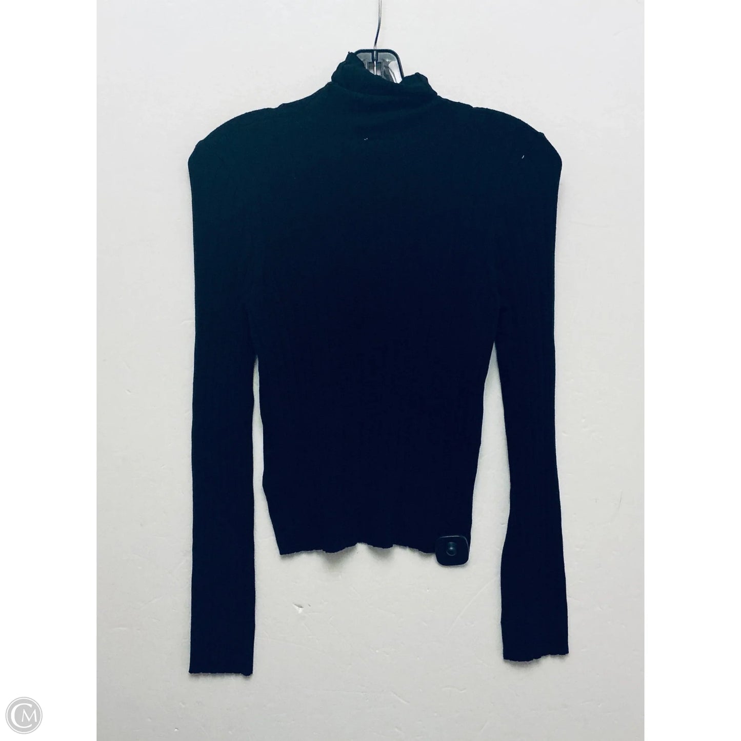 Top Long Sleeve By Divided In Black, Size: S