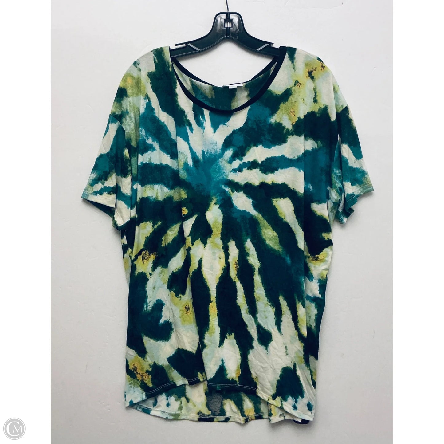 Top Short Sleeve Basic By Lularoe In Green, Size: 2x