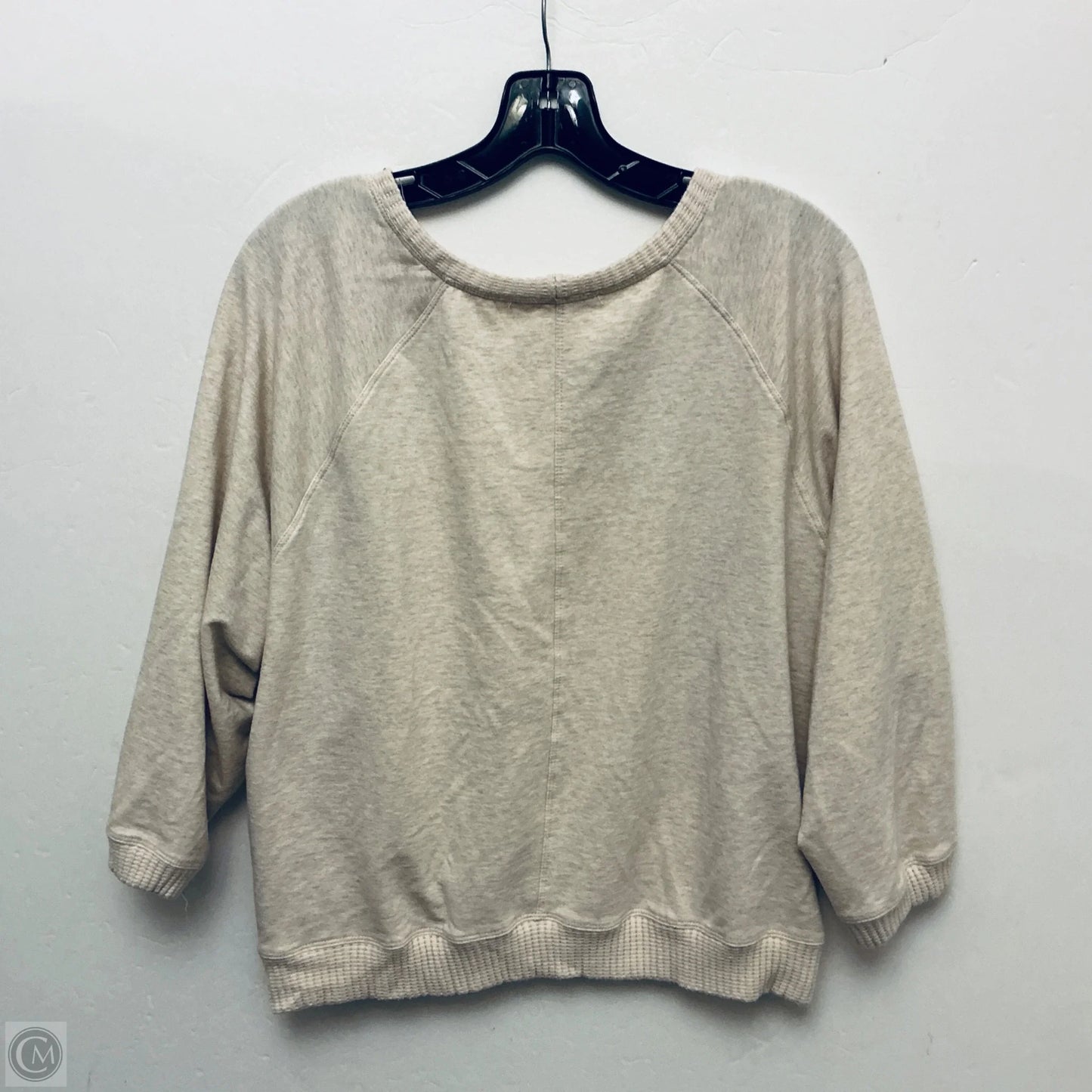 Top 3/4 Sleeve By Nurture In Beige, Size: Xl