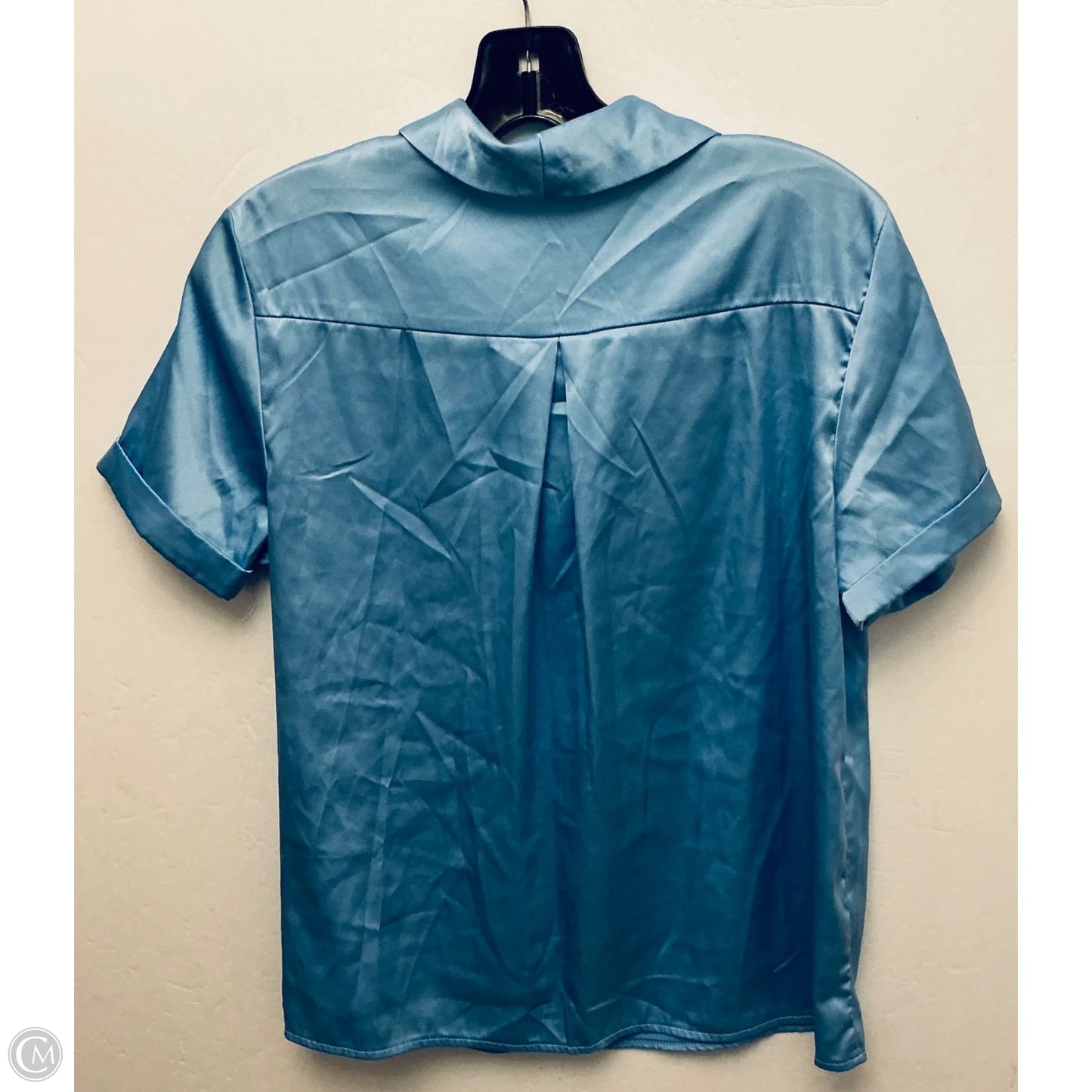 Top Short Sleeve By Shein In Blue, Size: M