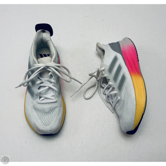 Shoes Athletic By Adidas In White, Size: 5