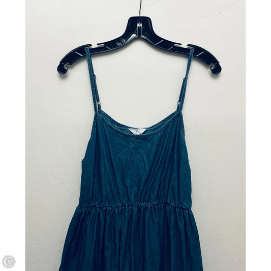 Dress Casual Maxi By Time And Tru In Blue, Size: Xl