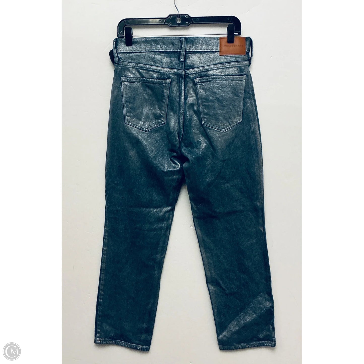 Jeans Straight By Lucky Brand In Blue Denim, Size: 8