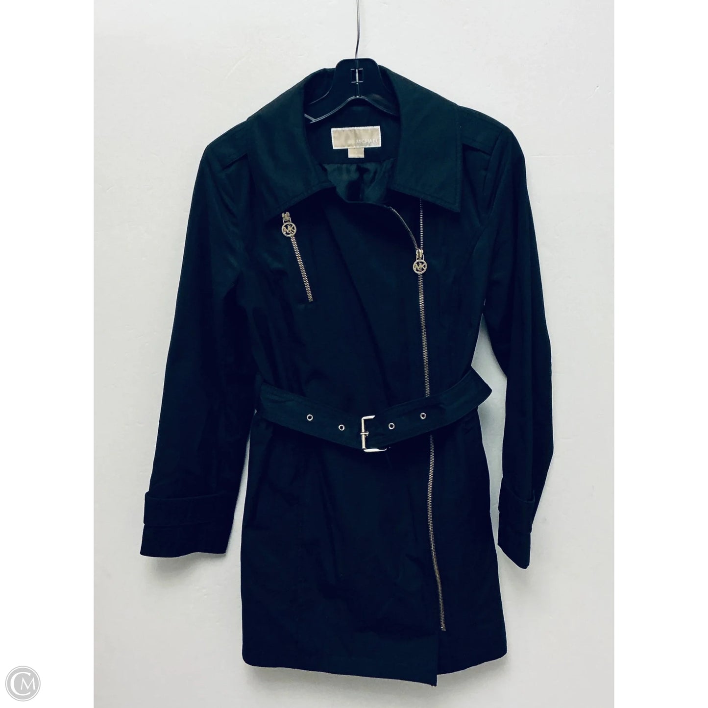 Jacket Designer By Michael Kors In Black, Size: S
