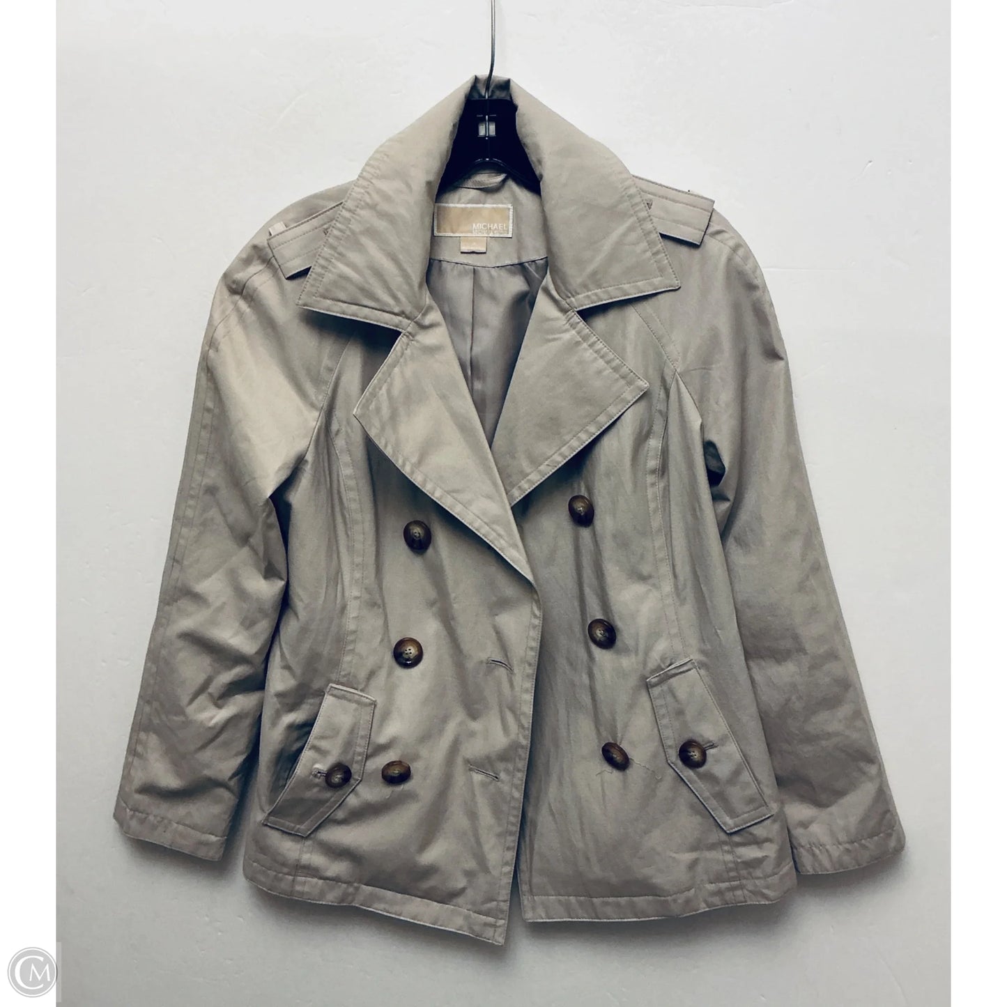 Jacket Designer By Michael Kors In Tan, Size: Xs