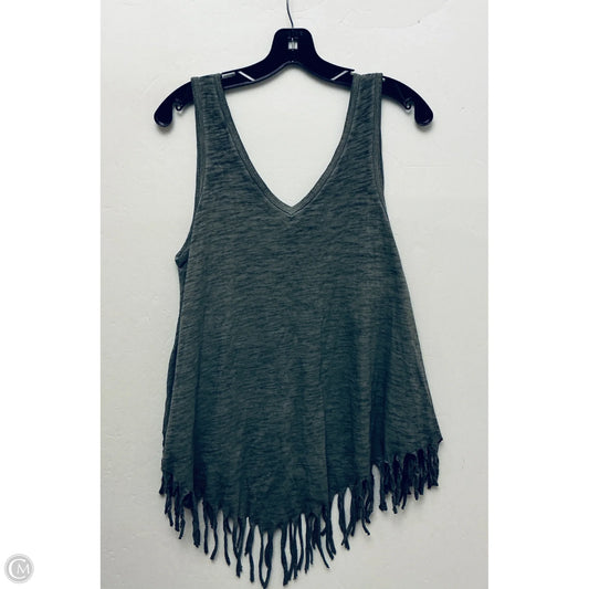 Top Sleeveless By Umgee In Grey, Size: L