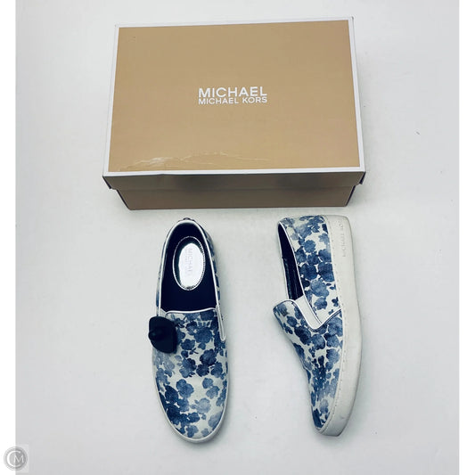 Shoes Designer By Michael Kors In Blue, Size: 9.5
