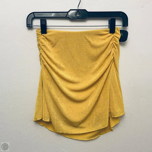 Top Sleeveless By Clothes Mentor In Yellow, Size: Xs