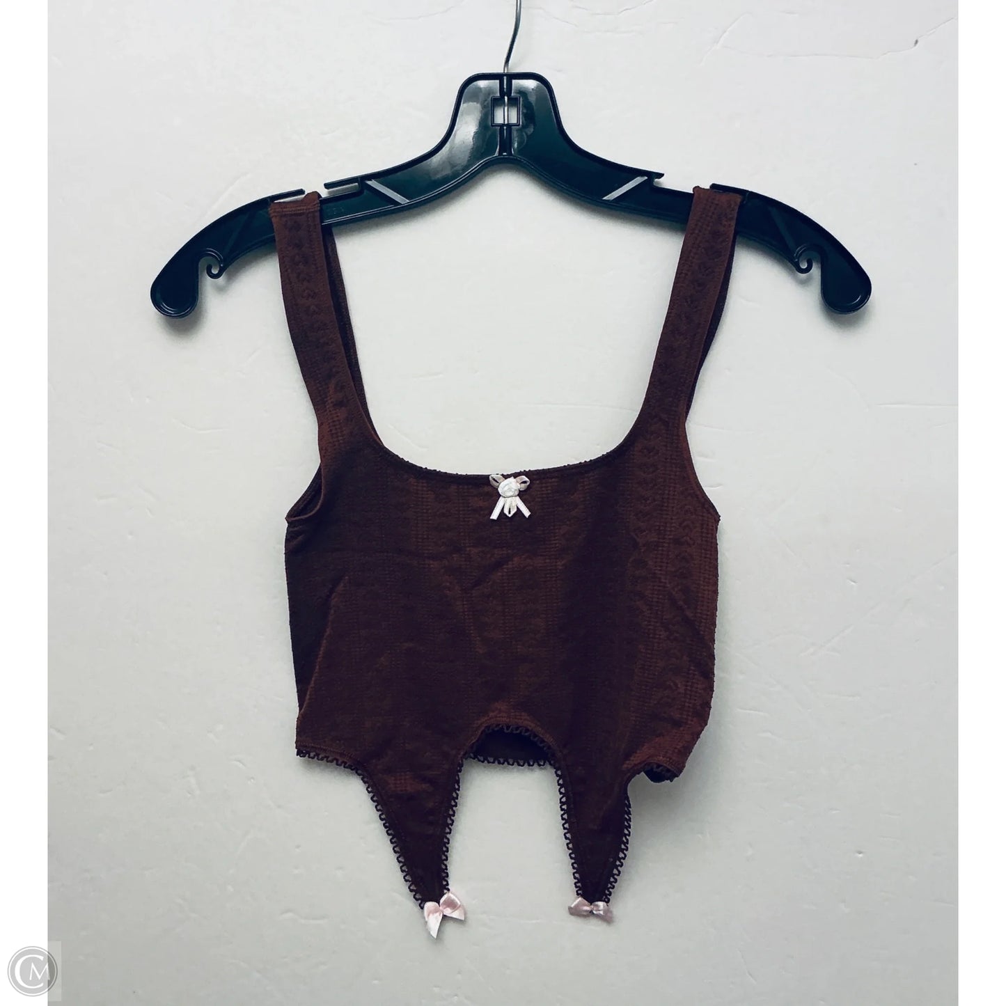 Top Sleeveless Basic By Anthropologie In Brown, Size: Xs