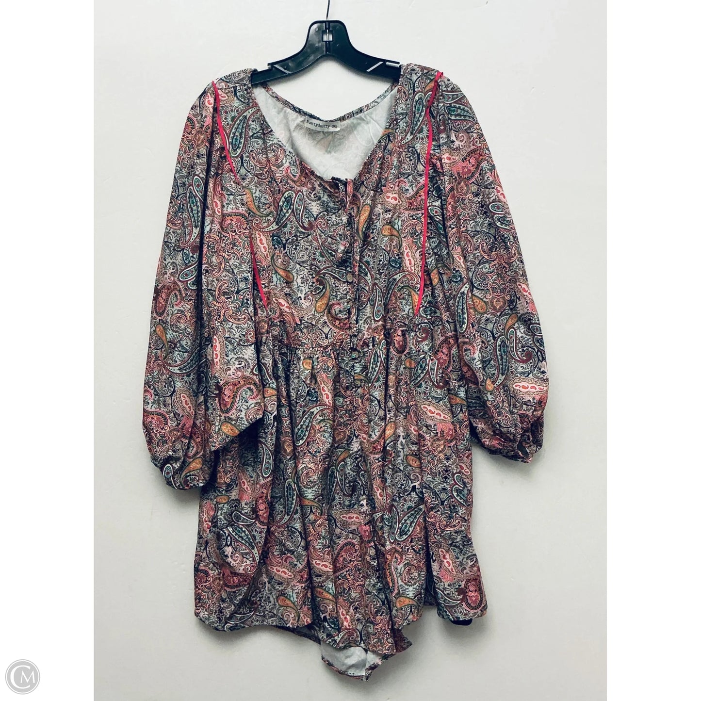 Romper By Rusttydustty In Paisley Print, Size: 3x