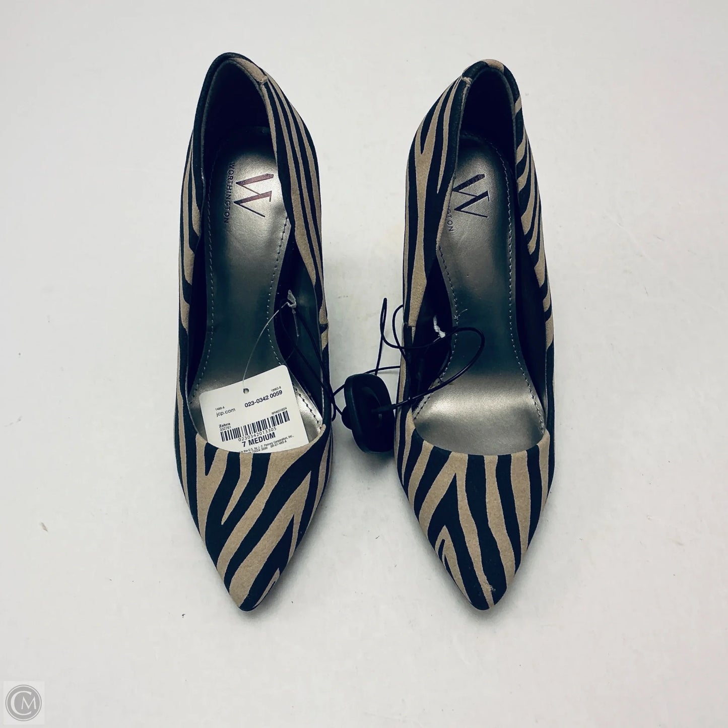 Shoes Heels Stiletto By Worthington In Animal Print, Size: 7