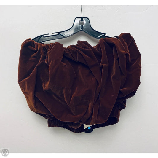 Top Sleeveless By Clothes Mentor In Brown, Size: S