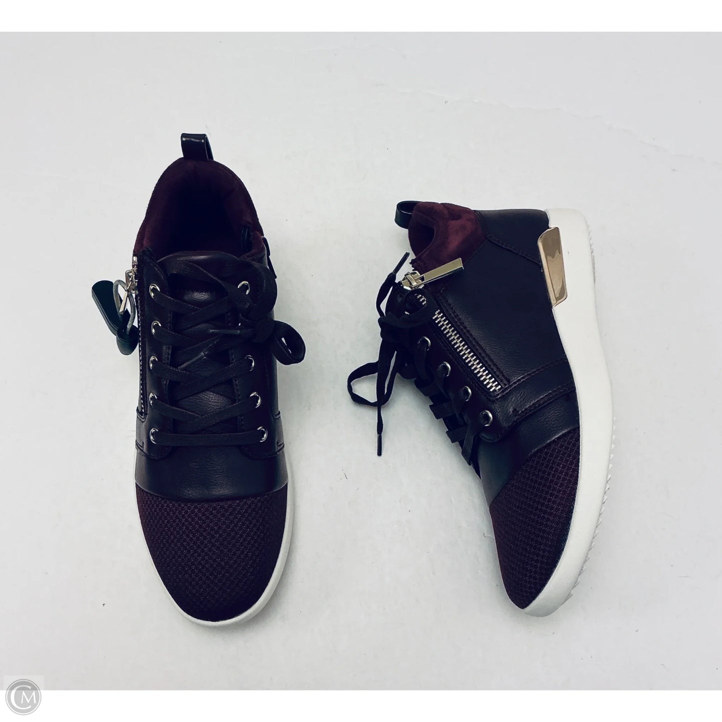 Shoes Sneakers By Aldo In Maroon, Size: 8