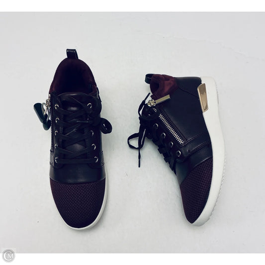 Shoes Sneakers By Aldo In Maroon, Size: 8