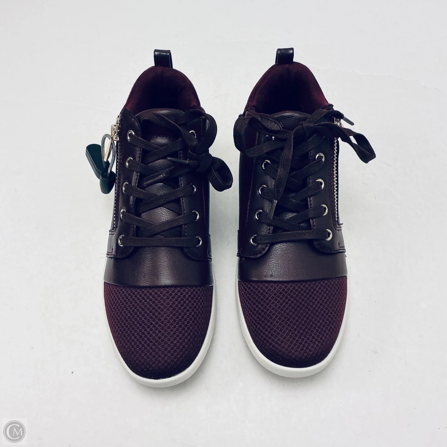 Shoes Sneakers By Aldo In Maroon, Size: 8