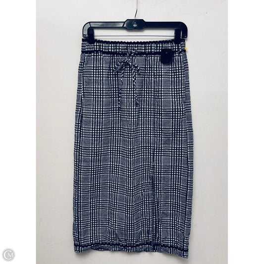 Skirt Midi By Free People In Plaid Pattern, Size: Xs