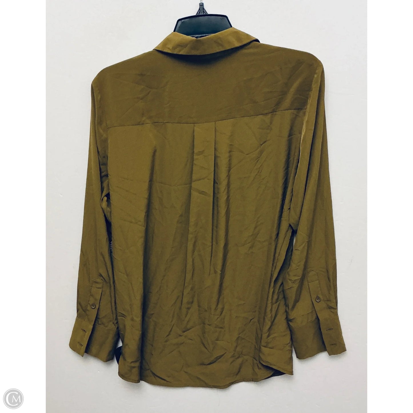 Top Long Sleeve By Nine West In Green, Size: M