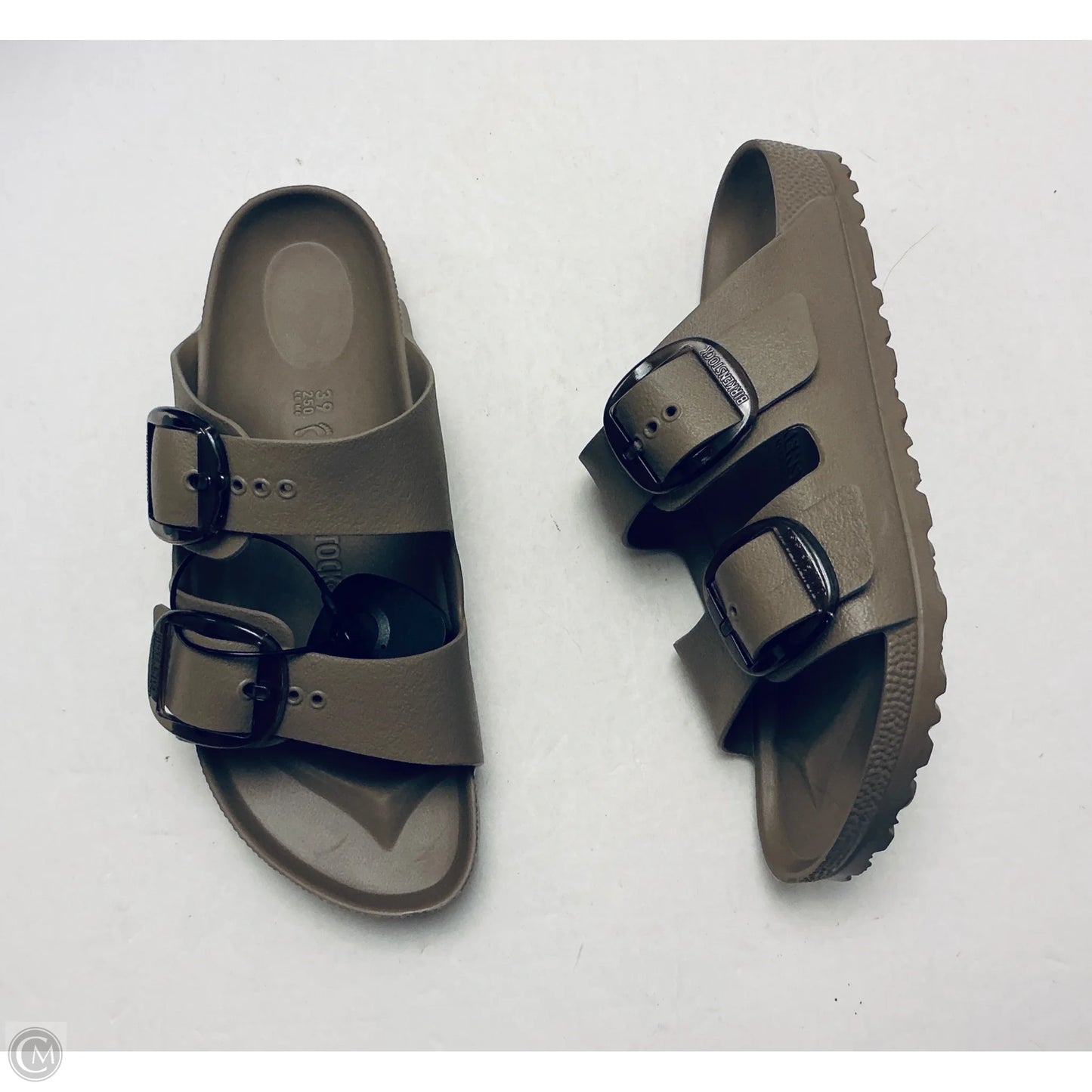 Sandals Flats By Birkenstock In Taupe, Size: 8
