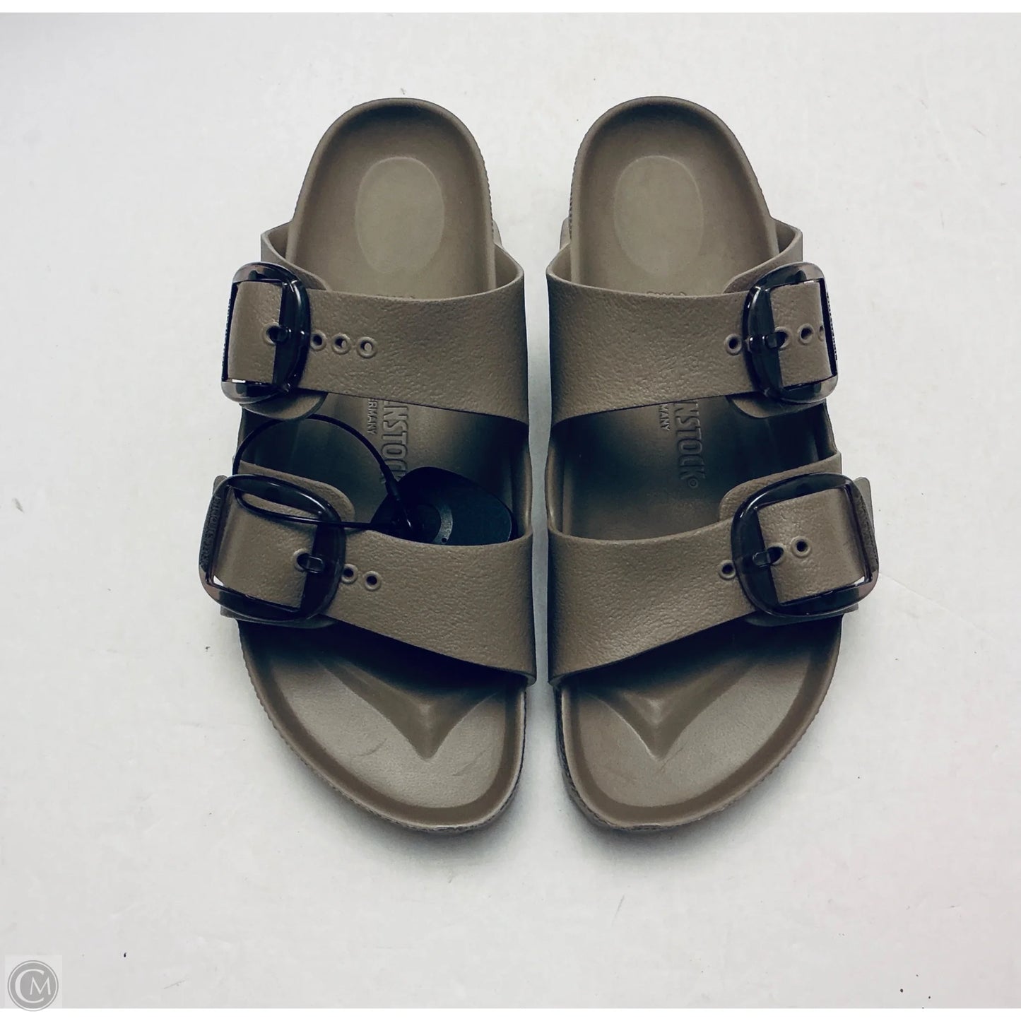 Sandals Flats By Birkenstock In Taupe, Size: 8