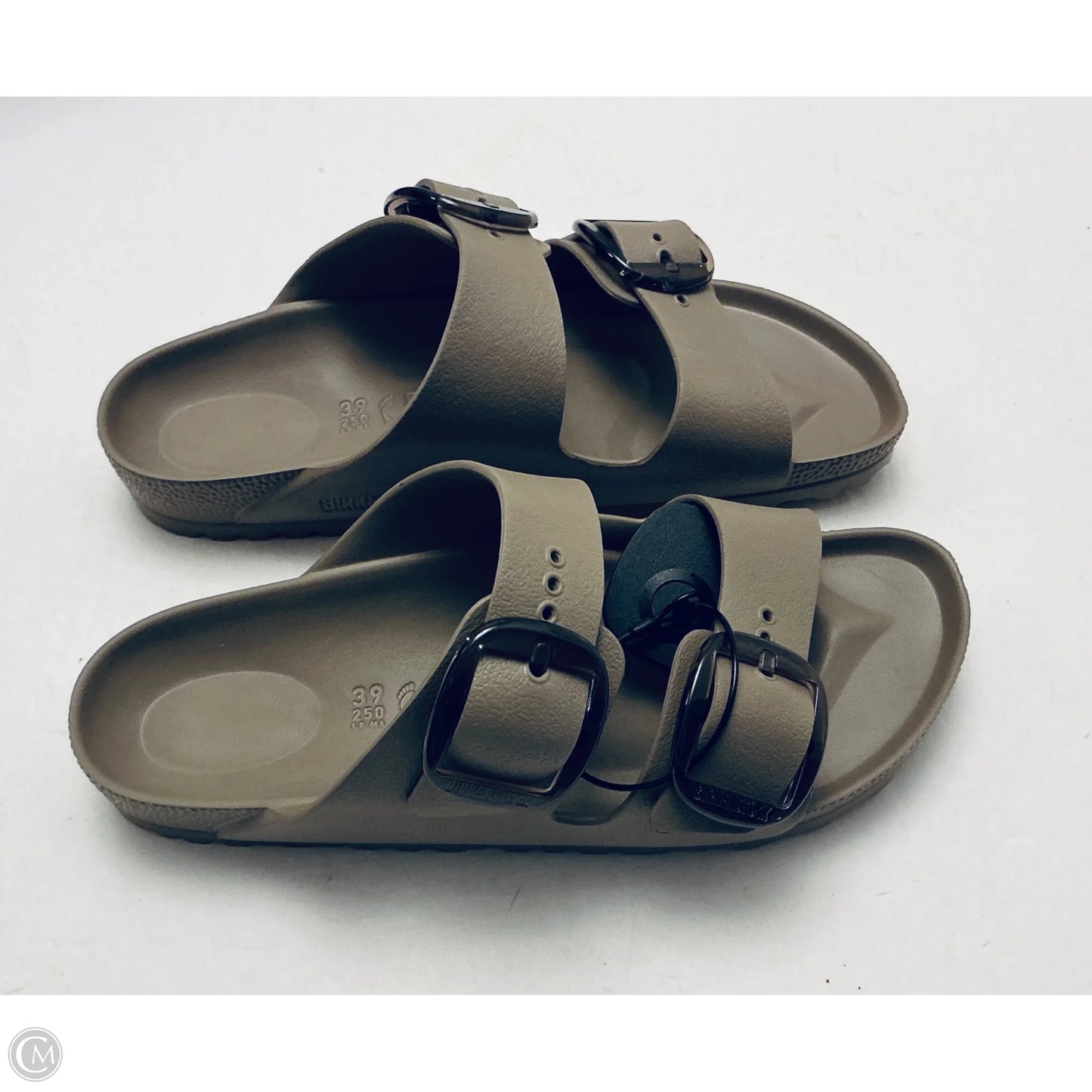 Sandals Flats By Birkenstock In Taupe, Size: 8