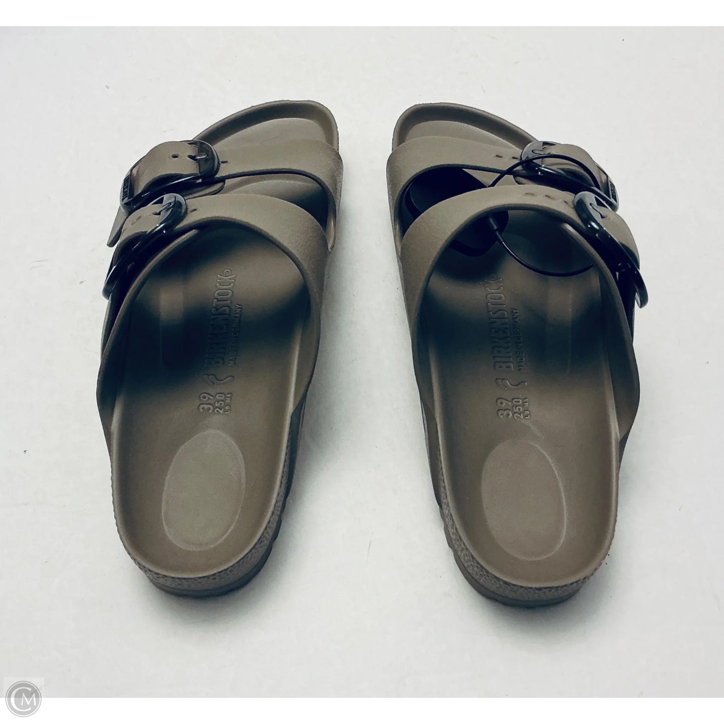 Sandals Flats By Birkenstock In Taupe, Size: 8