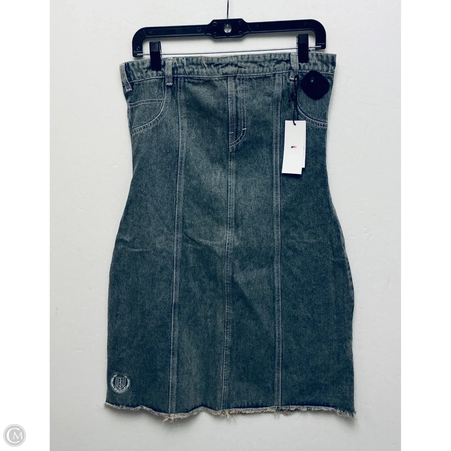 Dress Casual Short By Clothes Mentor In Blue Denim, Size: M