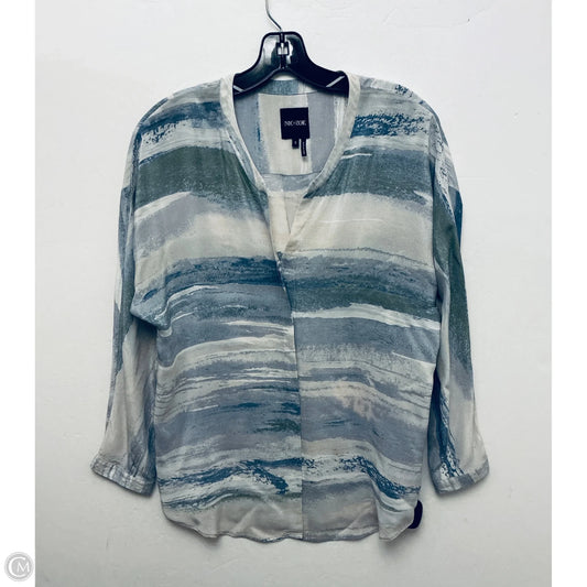 Top Long Sleeve By Nic + Zoe In Multi-colored, Size: S