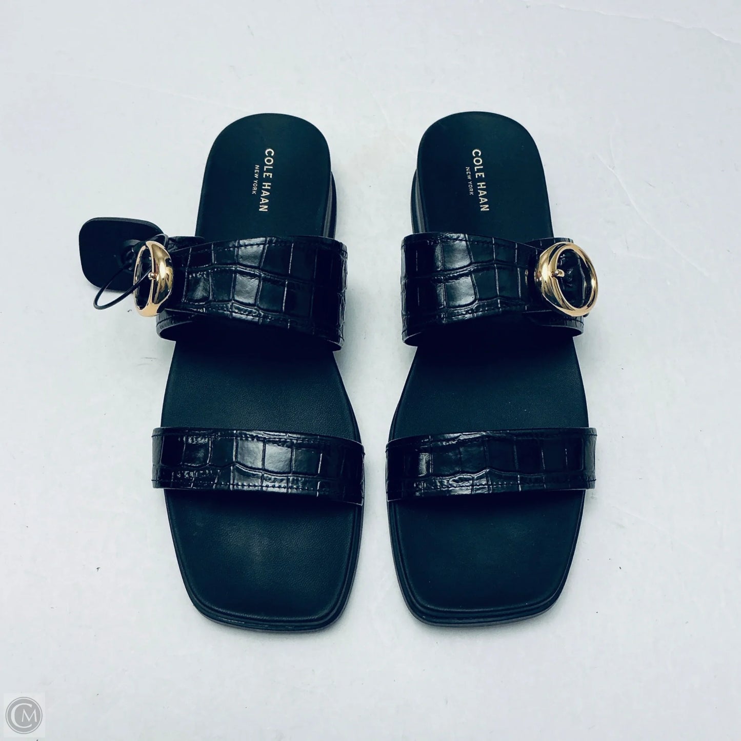 Sandals Flats By Cole-haan In Black, Size: 10