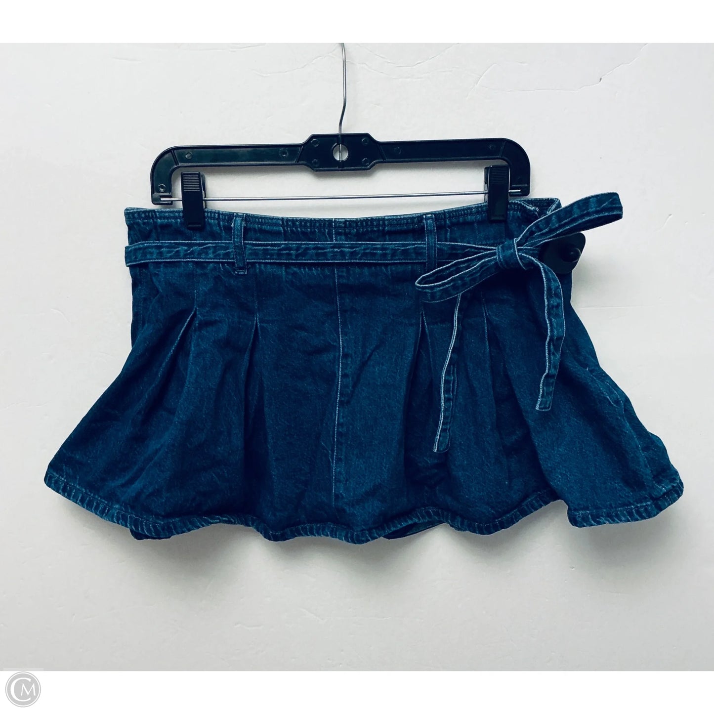 Skirt Mini & Short By American Eagle In Blue Denim, Size: 8