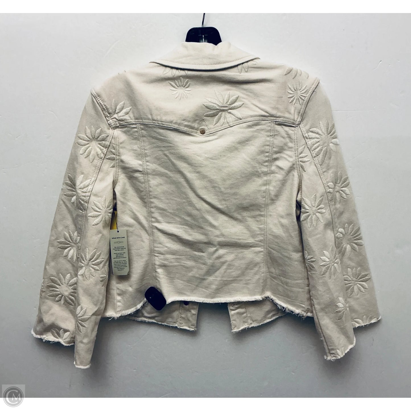 Jacket Denim By Liverpool In Tan Denim, Size: S