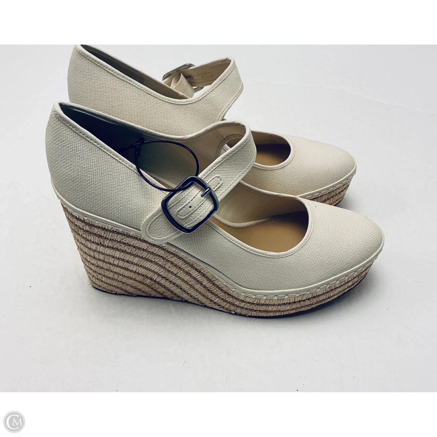 Shoes Heels Wedge By Steve Madden In Beige, Size: 11