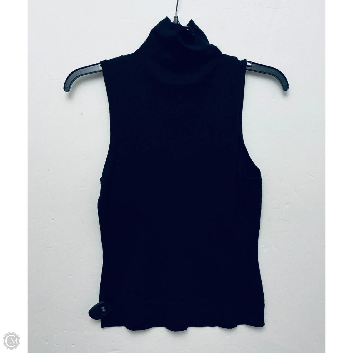 Top Sleeveless By Scoop In Black, Size: S