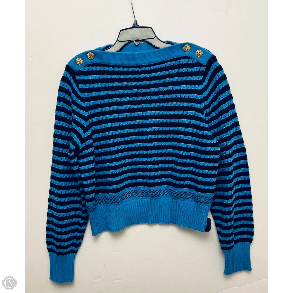 Sweater By Free Assembly In Striped Pattern, Size: M