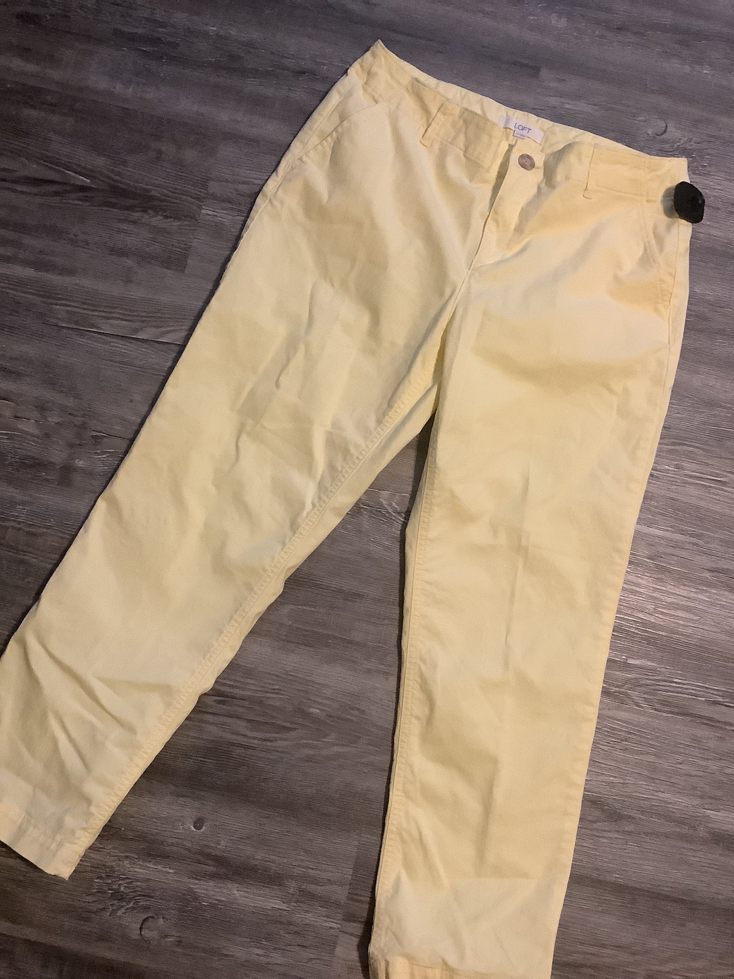 Pants Chinos & Khakis By Loft In Yellow, Size: 10