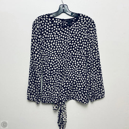 Top Long Sleeve Basic By J. Crew In Black, Size: 8