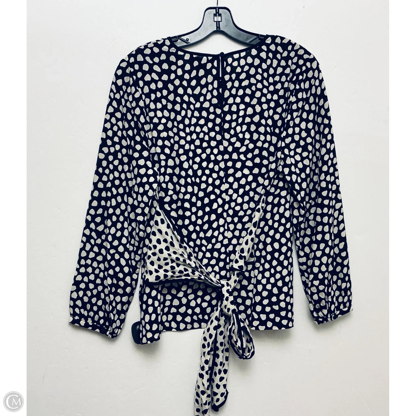 Top Long Sleeve Basic By J. Crew In Black, Size: 8