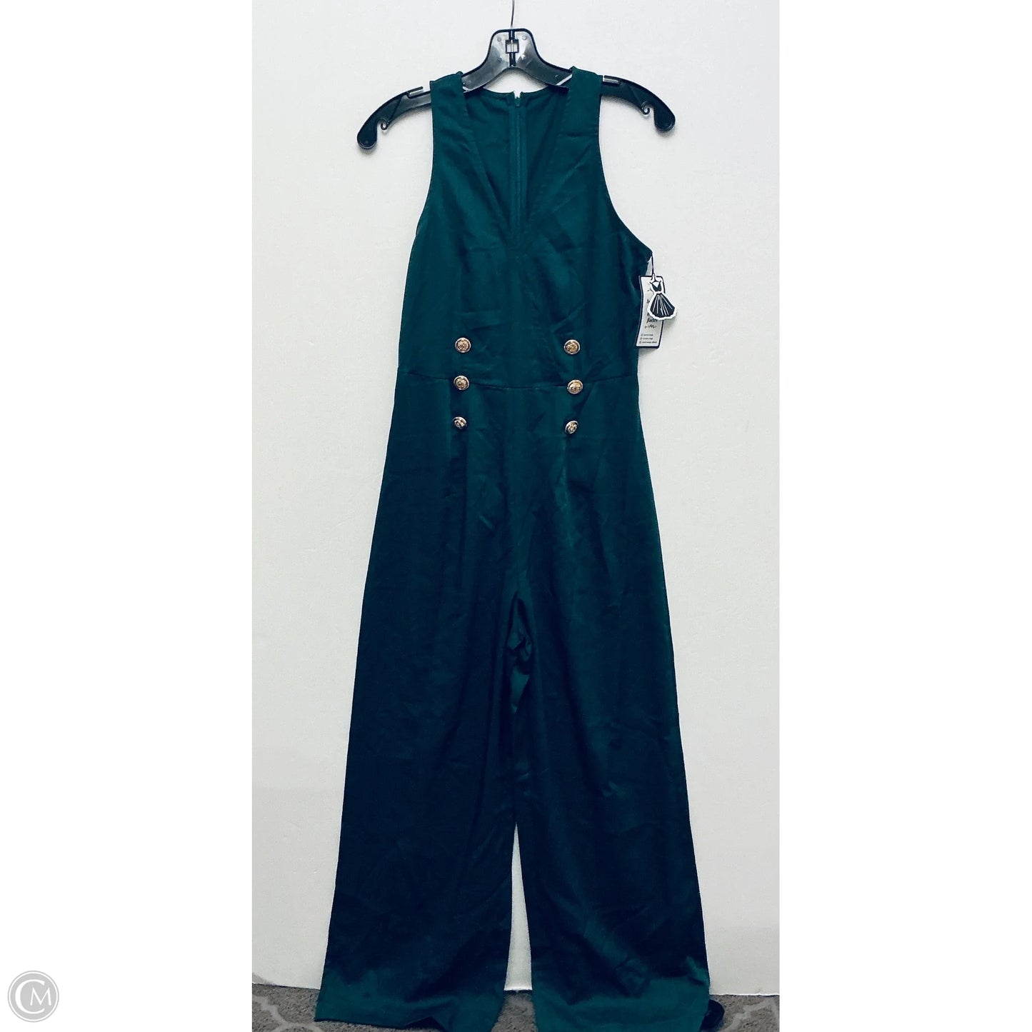 Jumpsuit By Retro In Green, Size: S