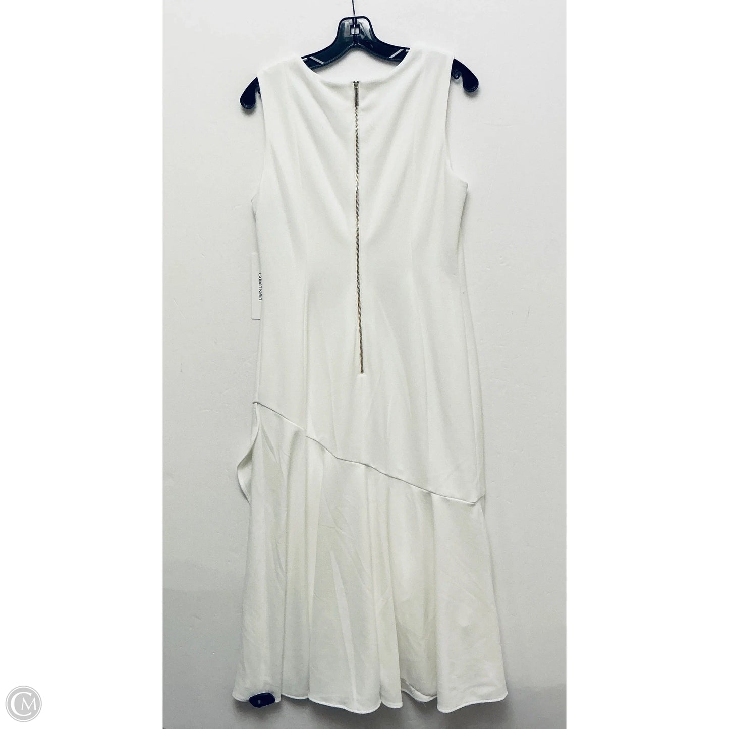 Dress Work By Calvin Klein In White, Size: 10