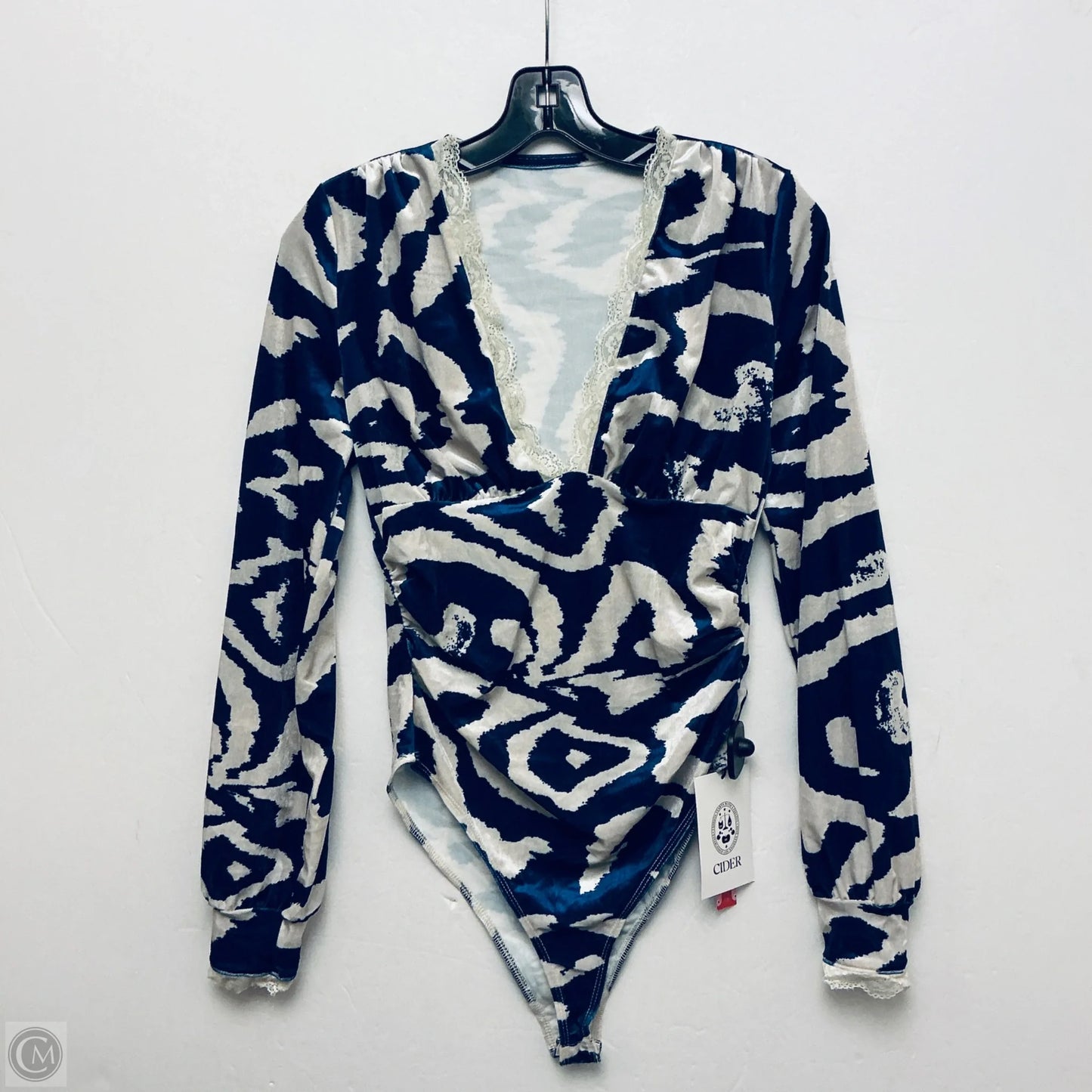 Bodysuit By Cider In Blue, Size: S