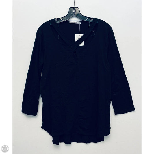 Top Long Sleeve By Cme In Black, Size: Xl