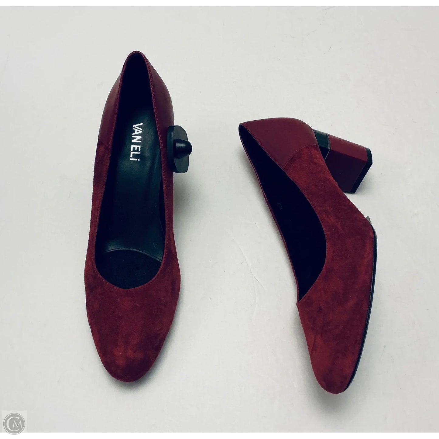 Shoes Heels Block By Vaneli In Red, Size: 10