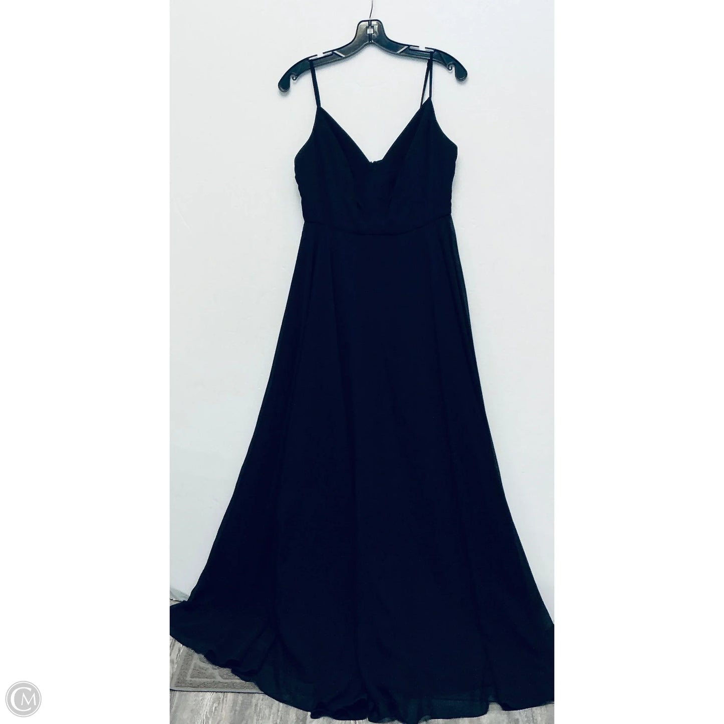 Dress Party Long By Nicole By Nicole Miller In Black, Size: 8