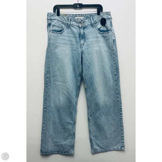 Jeans Wide Leg By Levis In Blue Denim, Size: 14