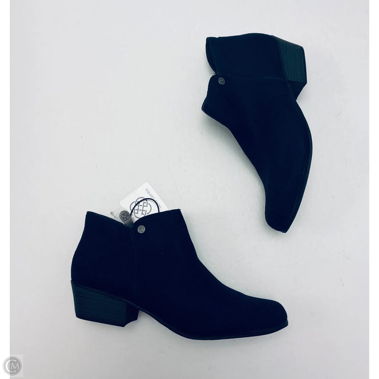 Boots Ankle Flats By Daisy Fuentes In Navy, Size: 10