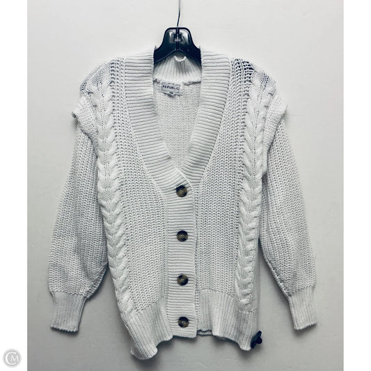 Sweater Cardigan By For The Republic In White, Size: Xs