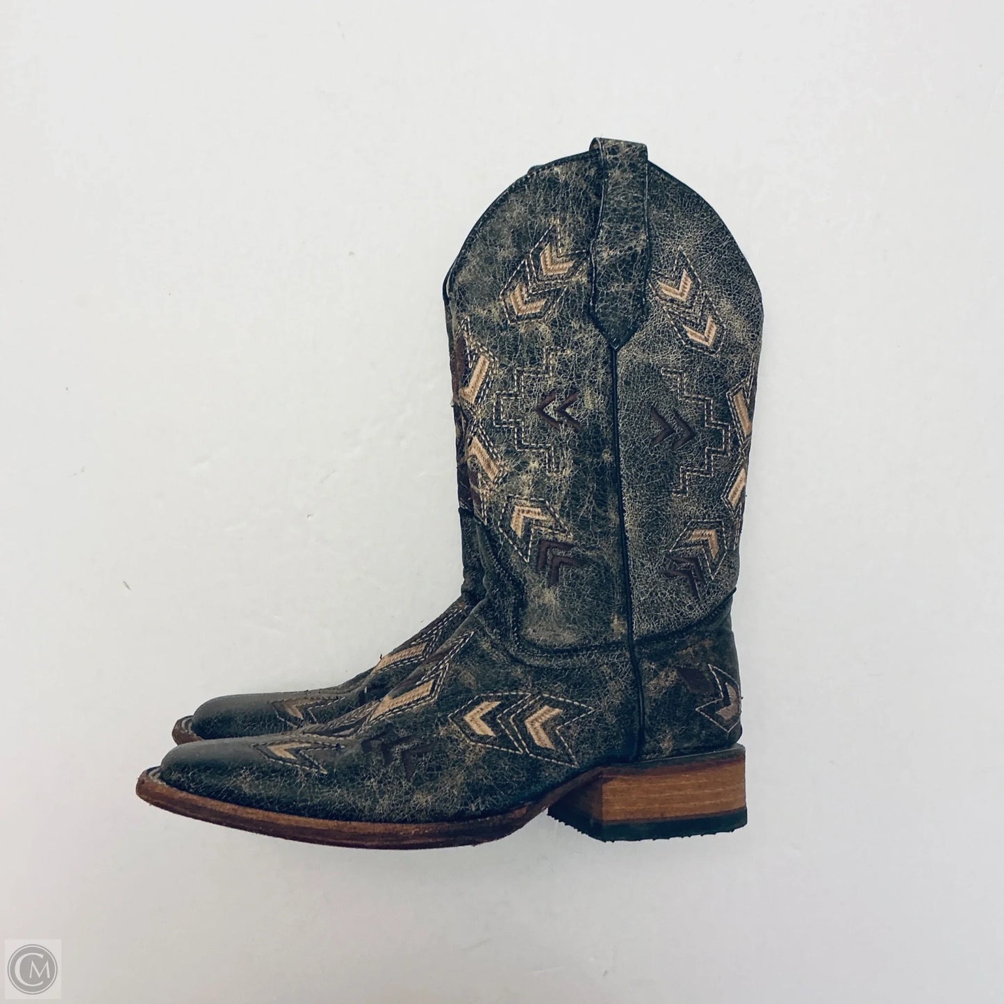 Boots Western By Cmc In Brown, Size: 8