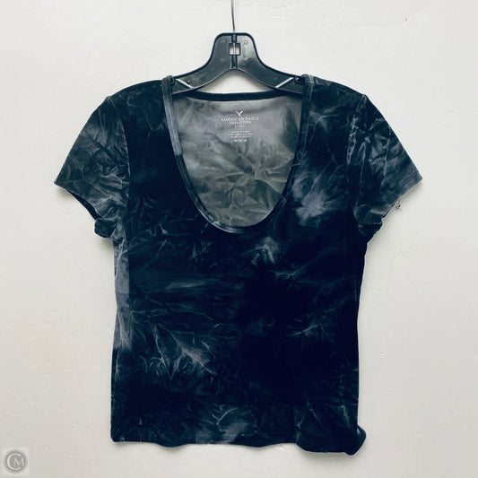 Top Short Sleeve Basic By American Eagle In Grey, Size: M